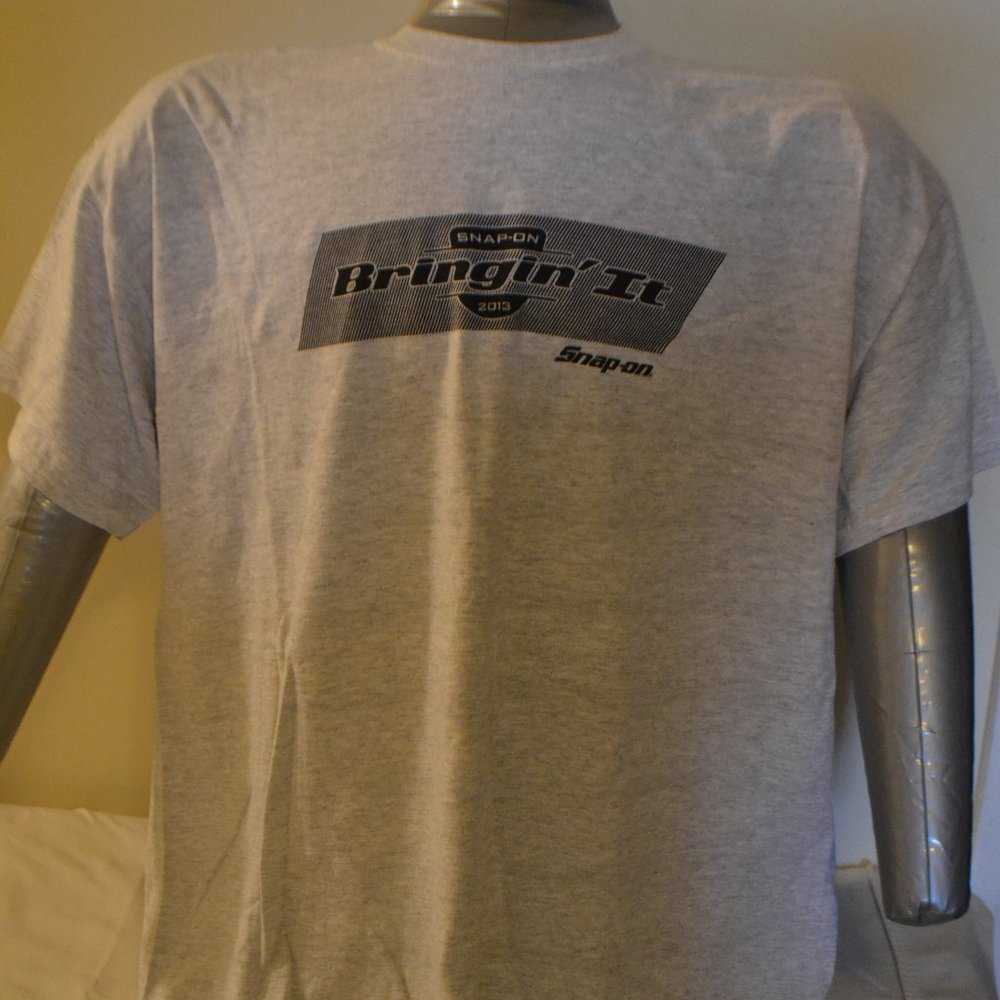 Snap-On Tools Men's "Bringin It" Gray T-Shirt - Size XL